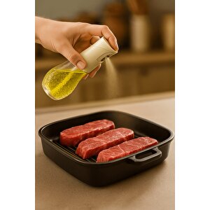 Tekli Set Cam Sprey Yağdanlık - Airfryer, Izgara, Fritöz, Salata, Yemek Püskürtmeli Yağdanlık - 3066