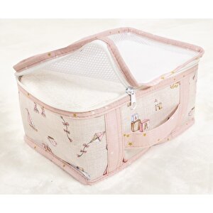 Buti Baby 6 Lı Bavul Organizer Seyahat Çantası Pembe 104485