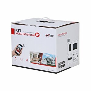 Ktp03 7"inç Ekran 2mp Ip Villa Kiti İç Ve Dış Ünite cat6 Kablo İle Çalışır