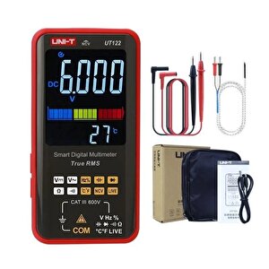 Uni-t Ut122 Dijital Multimetre – Voltaj, Direnç, Diyot Ve Isı Ölçümü – Kompakt El Tipi Ölçü Aleti Unit