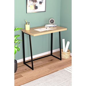Foldy Katlanabilir Metal Ayaklı Çalışma Masası 47x82 Cm Pratik Bilgisayar Masası Çizim Masası Siyah