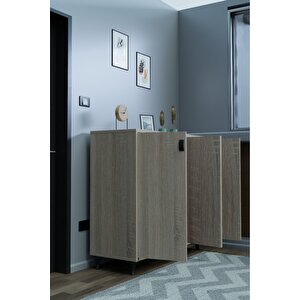 Kapaklı Ayakkabılık Raflı Modern Ayakkabı Dolabı, Geniş Depolama Alanı, Kolay Kurulum Vestiyer