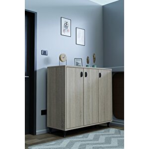 Kapaklı Ayakkabılık Raflı Modern Ayakkabı Dolabı, Geniş Depolama Alanı, Kolay Kurulum Vestiyer