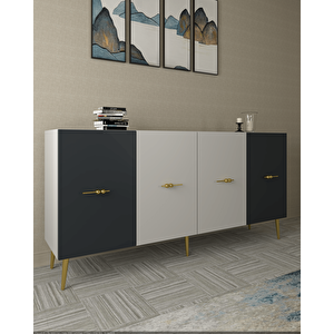 Loopdd (kb150) Konsol BEYAZ-ANTRASİT