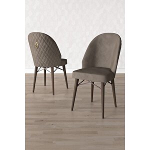 Calvin Meşe Desen 80x132 Açılabilir Mdf Masa Yemek Odası Takımı, Mutfak Takımı 4 Adet Sandalye