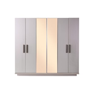 Minnesota 6 Kapaklı Gardırop %100 Mdf | Ücretsiz Teslimat Ve Kurulum