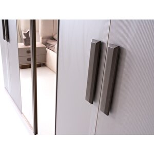 Minnesota 6 Kapaklı Gardırop %100 Mdf | Ücretsiz Teslimat Ve Kurulum