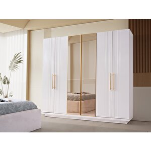 Montana 6 Kapaklı Gardırop %100 Mdf | Ücretsiz Teslimat Ve Kurulum