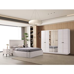Oklahoma 6 Kapaklı Gardırop %100 Mdf | Ücretsiz Teslimat Ve Kurulum