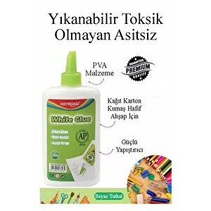 Beyaz Tutkal 250 Gr 2 Adet Keyroad Beyaz Mobilya Tutkalı 250 Gr Ahşap Tutkalı Su Bazlı Çok Amaçlı Beyaz Tutkal