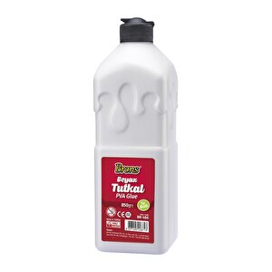 Beyaz Tutkal 850 Gr 1 Adet Brons Beyaz Mobilya Yapıştırıcısı Tutkalı 850 Gr Ahşap Tutkalı Su Bazlı Çok Amaçlı Beyaz
