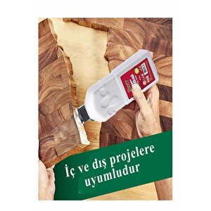 Beyaz Tutkal 850 Gr 1 Adet Brons Beyaz Mobilya Yapıştırıcısı Tutkalı 850 Gr Ahşap Tutkalı Su Bazlı Çok Amaçlı Beyaz