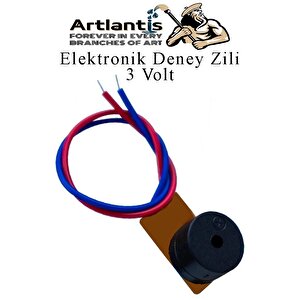 Zil Sesi Deney Seti 1 Paket Elektronik Mini Zil Deney Zili Proje Tasarım Zili Alarm Sinyal Zili Haparlör Zili