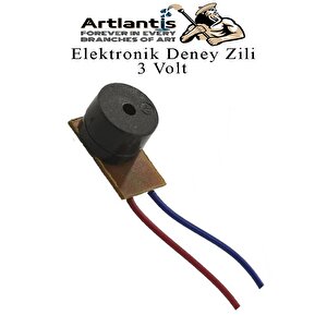 Zil Sesi Deney Seti 1 Paket Elektronik Mini Zil Deney Zili Proje Tasarım Zili Alarm Sinyal Zili Haparlör Zili