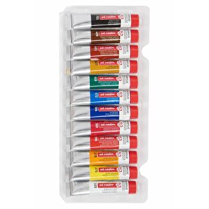 Talens 12 Renk Akrilik Boya 1 Paket Art Creation Acrylic Colour 12x12ml Akrilik Boya Seti Canlı Renkler Tuval Resim