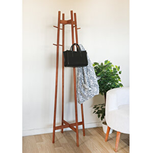 Ahşap Ayaklı Askılık Elbise Askısı Vestiyer 6015