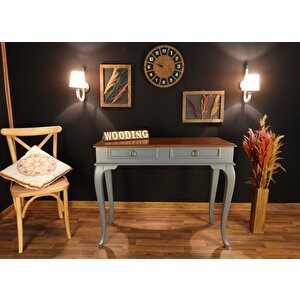 Wooding 110 Cm Çekmeceli Masif Gri Ceviz Dresuar