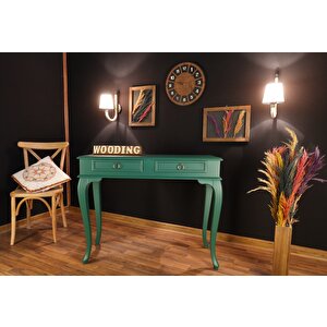 Wooding 110 Cm Çekmeceli Masif Yeşil Dresuar