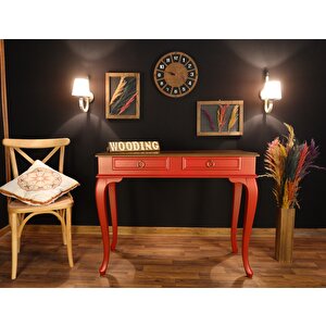 Wooding 110 Cm Çekmeceli Masif Kırmızı Ceviz Dresuar