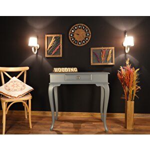 Wooding 90 Cm Çekmeceli Masif Gri Dresuar
