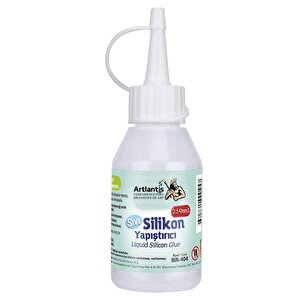 Sıvı Silikon Yapıştırıcı 250 Ml 1 Adet Brons Silikon Yapıştırıcı Sıvı 250 Gr Plastik Cam Mermer Kağıt Karton Tahta Köpük