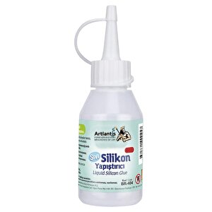 Sıvı Silikon Yapıştırıcı 50 Ml 1 Adet Brons Silikon Yapıştırıcı Sıvı 50 Gr Plastik Cam Mermer Kağıt Karton Tahta Köpük