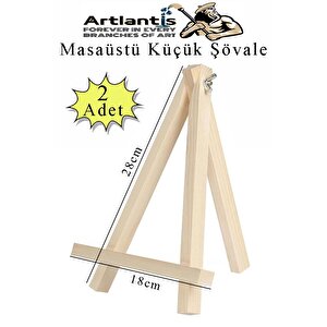 Küçük Akrobat Şövale Masaüstü 2 Adet Mini Katlanabilir Tuval Çerçeve Fotoğraf Sövale Ressam Sehbası Resim Standı