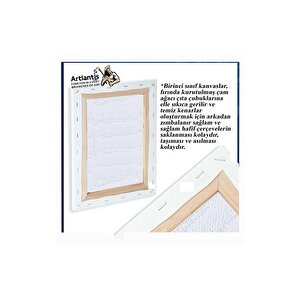 Kare Tuval 6 Adet 20x20 30x30 40x40 Cm Boş Tuval Tablo Arkadan Zımbalı Resim Tuvali Akrilik Boya Yağlı Boya Sanat Hobi