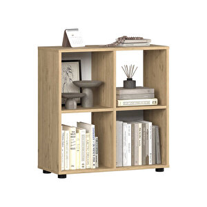 Cubic Kitaplık Florida Meşe 70x72x30 Cm