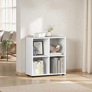 Cubic Kitaplık Beyaz 70x72x30 Cm