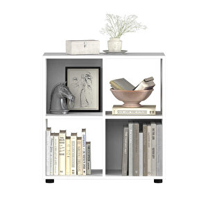 Cubic Kitaplık Beyaz 70x72x30 Cm