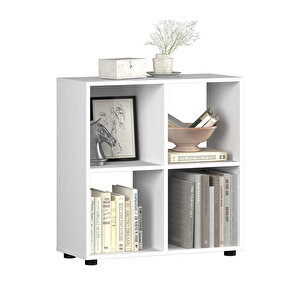 Cubic Kitaplık Beyaz 70x72x30 Cm