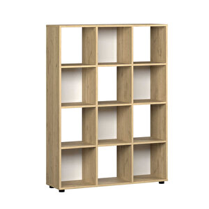 Cubic Kitaplık Florida Meşe 104x140,5x30 Cm