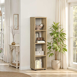 Cubic Kitaplık Florida Meşe 36x140,5x30 Cm