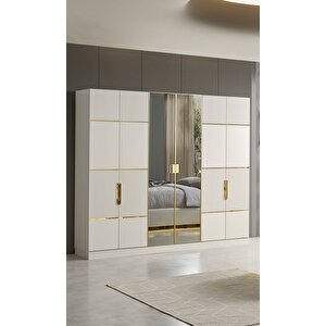 Basel Mdf 6 Kapakli Dolap