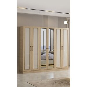 Heli̇s Mdf 6 Kapakli Dolap