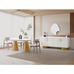 Montana Yemek Odası Takımı %100 Mdf | Ücretsiz Teslimat Ve Kurulum