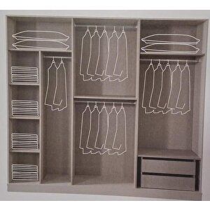 Hermes Mdf 6 Kapakli Dolap