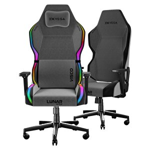 Exvega Lunar Active Kumaş Rgb Oyuncu Koltuğu Gri