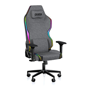 Exvega Lunar Active Rgb Graphite Oyuncu Koltuğu