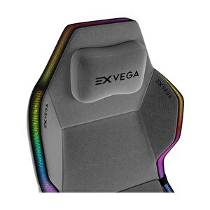 Exvega Lunar Active Kumaş Rgb Oyuncu Koltuğu Gri