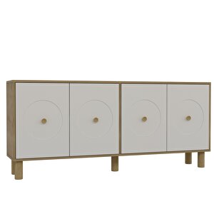 Derendd 180 Cm (kx180) Bohem Konsol SAFİRMEŞE-BEYAZ