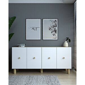 Monodd (kb150) Bohem Konsol Safi̇rmeşe-beyaz
