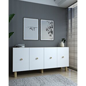 Monodd (kb150) Bohem Konsol Safi̇rmeşe-beyaz