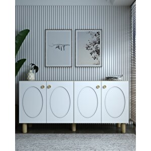 Eli̇sadd (kb150) Bohem Konsol SAFİRMEŞE-BEYAZ