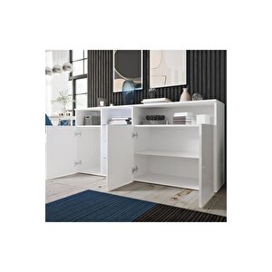 Led Aydınlatmalı Modern Ve Zarif Büfe