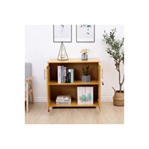 Ofis Dolabı Ofis Büro Mobilyası Evrak Dolabı Lüks Modern Kapaklı Raf Mobilya Kayın Organizer
