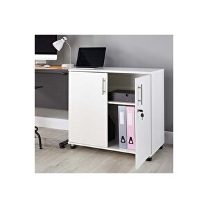 Ofis Dolabı Ofis Büro Mobilyası Evrak Dolabı Lüks Modern Kapaklı Raf Mobilya Kayın Organizer
