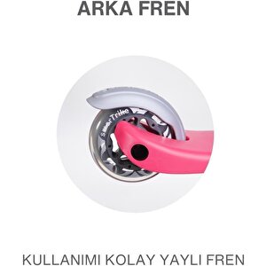 Smartrike T1 3'ü 1 Arada Oturaklı Ve Çantalı Çocuk Scooterı (15 Ay - 5 Yaş) -pembe