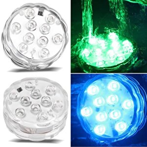 Su Altı Kumandalı Rgb Akvaryum Havuz Gece Lambası